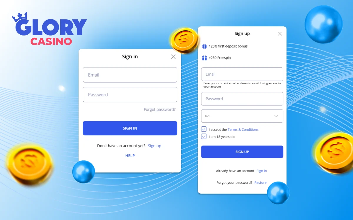 glory casino registration